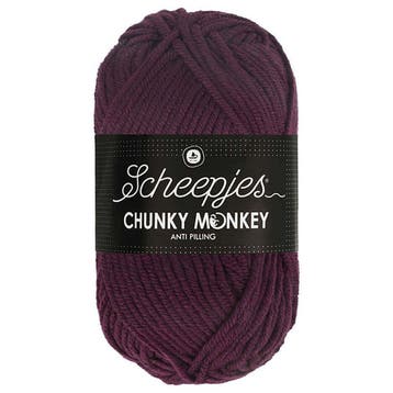 Scheepjes Chunky Monkey - 2007 plum - Acryl Garen, Ophalen of Verzenden, Nieuw