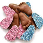 geboorte-snoep chocolade  voor geboortefeest en babyshower, Ophalen of Verzenden, Nieuw