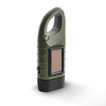 Zaklamp op Zonne-energie met Dynamo - 3 LED / 40mAh Batterij, Verzenden, Nieuw, FangNymph