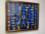 Maritieme objecten - Vintage marineschilderij met vlaggen