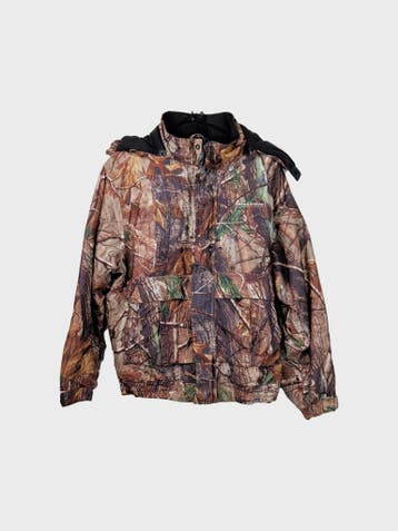 Field & Stream Outdoorjas Heren maat S brown camo Vintage, Field & Stream, Overige kleuren, Ophalen of Verzenden, Zo goed als nieuw