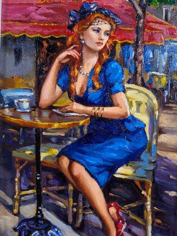 Marco Santini (XX-XXI) - Eleganza mediterranea in blu