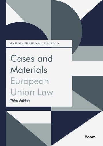 Cases and Materials European Union Law 9789047302278, Verzenden, Zo goed als nieuw