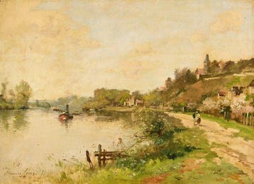 Maurice Levis (1860 - 1941) - La Seine à Herblay
