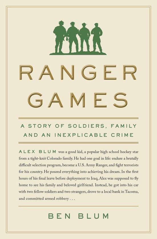 Ranger Games 9780385543194 Ben Blum, Boeken, Taal | Engels, Zo goed als nieuw, Verzenden
