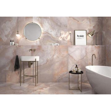 Geotiles Oni Vloertegel - 60x120 cm - Hoogglans Rose, Doe-het-zelf en Verbouw, Tegels, Ophalen of Verzenden, Nieuw