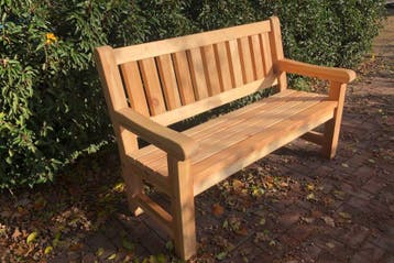 Rockwood® Tuinbank Massief Grenen 1.80m inclusief montage, Ophalen of Verzenden, Nieuw, Hout