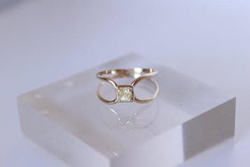 Ring - 18 karaat Witgoud - 0.45ct. tw. Diamant (Natuurlijk, Nieuw