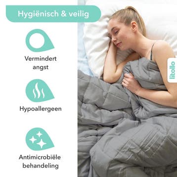 2dekans | Litollo Verzwaringsdeken 7 kg - Weighted blanket, Ophalen of Verzenden, Zo goed als nieuw