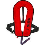 Eval Simi Opblaasbaar Reddingsvest 160N met Rvs Gesp Rood, Watersport en Boten, Watersportkleding, Ophalen of Verzenden, Nieuw