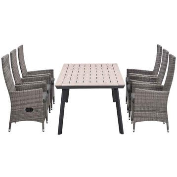 Garden Impressions Nice tuinset 7-delig - Penedo tuintafel, Verzenden, Nieuw