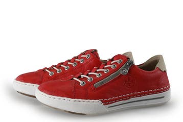 Rieker Sneakers in maat 37 Rood, Verzenden, Sneakers of Gympen, Gedragen, Rood