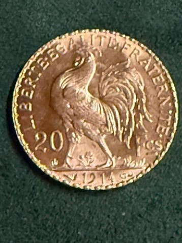 Frankrijk. 20 Francs 1914 Marianne