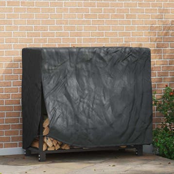 vidaXL Afdekhoes voor haardhoutrek 61 x 122 x 106 cm 210D, Tuin en Terras, Tuinmeubel-accessoires, Verzenden, Nieuw