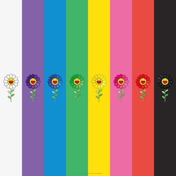 Takashi Murakami (1962) - Flower Color Chart