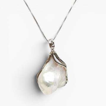 Parel - Argento 925 - Ketting met hanger - verlorenwasgieten