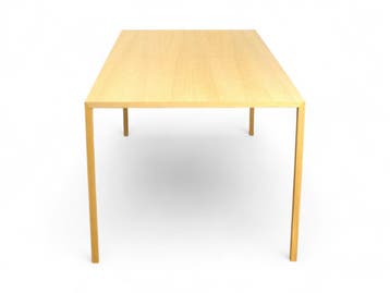 Arco Slim tafel 160x90 cm, fineer naturel, Overige plaatsen, Ophalen of Verzenden, Gebruikt, Tafel