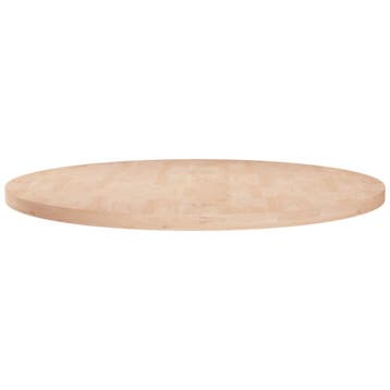 vidaXL Tafelblad rond Ø80x2,5 cm onbehandeld massief, Huis en Inrichting, Tafels | Eettafels, Verzenden, Nieuw