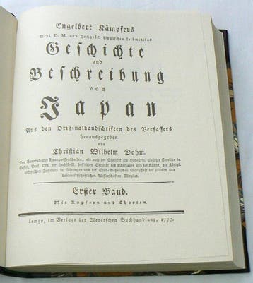 Engelbert Kämpfer - Geschichte und Beschreibung von Japan -, Antiek en Kunst