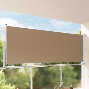 vidaXL Zijkant luifel 140 x 300 cm 100% polyester ijzer, Verzenden, Nieuw