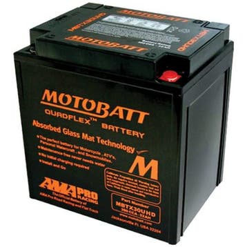 Motobatt Agm Accu Mbtx30Uhd 12V 32Ah 166X126X175/192, Verzenden, Nieuw