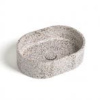 Waskom Ideavit Idea.Rock 40x28x12 cm Ovaal Terrazzo Wit, Ophalen of Verzenden, Nieuw