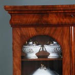 Biedermeier boekenkastje met getoogde ruiten uitneembare bes, Ophalen of Verzenden