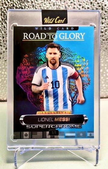 Wild Card Lionel Messi 1/1 Enige exemplaar/uniek exemplaar,, Nieuw