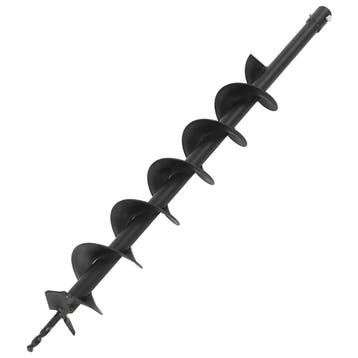 vidaXL Grondboor 100 mm staal, Verzenden, Nieuw