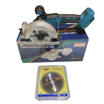Cirkelzaag  invalzaag 125mm 18V BORSTELLOOS NU met ZAAGBLAD, Doe-het-zelf en Verbouw, Verzenden, Nieuw