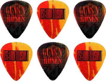 Guns N' Roses 6-pack Medium plectrum officiële merchandise, Verzamelen, Muziek, Artiesten en Beroemdheden, Ophalen of Verzenden