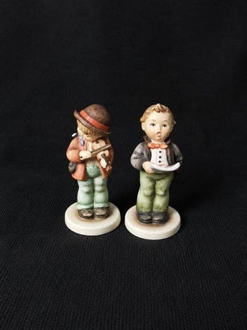 Due statuette Goebel Hummel W Germany Hummel Soloist e