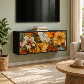 vidaXL Wandgemonteerd tv-meubel GENNEP 102 x 33 x 40 cm, Minder dan 50 cm, Verzenden, Nieuw, Minder dan 100 cm