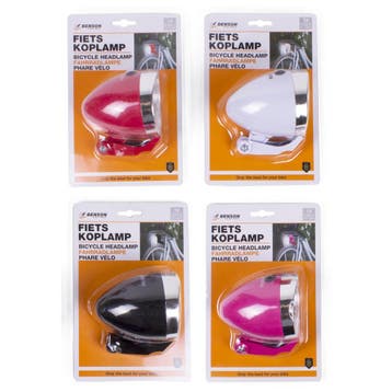 Benson Fietskoplamp - 2 LEDs - Inclusief Batterijen - Di..., Ophalen of Verzenden, Nieuw