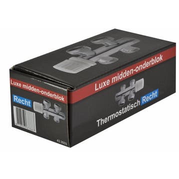 Thermostatisch 3/4 Onderblok Recht, Doe-het-zelf en Verbouw, Ophalen of Verzenden, Nieuw