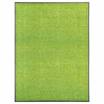 vidaXL Deurmat wasbaar 90x120 cm groen, Verzenden, Nieuw