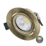 LED Inbouwspot Varda Slim-Fit 4W/6W Brons | Dimbaar | IP6..., Huis en Inrichting, Ophalen of Verzenden, Nieuw