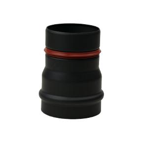 Rookkanaal pellet kachel 80mm staal verloop 80mm-100mm, Ophalen of Verzenden, Nieuw