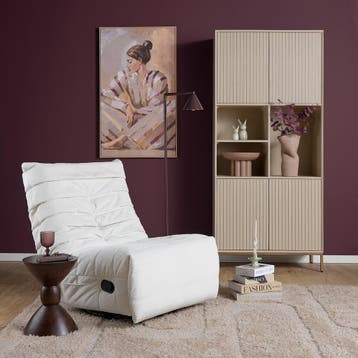 Relaxfauteuil Zen | Naturel | Starfurn, Ophalen of Verzenden, Nieuw