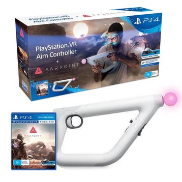 Sony PSVR Aim Controller + Farpoint Bundel (In doos), Verzenden, Zo goed als nieuw