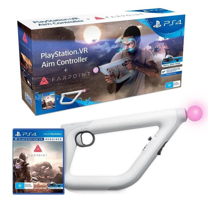 Sony PSVR Aim Controller + Farpoint Bundel (In doos), Spelcomputers en Games, Spelcomputers | Sony PlayStation Consoles | Accessoires