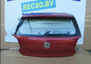 Polo 6R 6C gti Achterklep koffer klep rood met spoiler, Nieuw