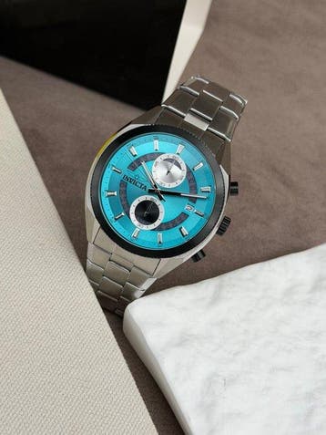 Invicta - Speedway Blue Chronograph Date - Zonder, Nieuw