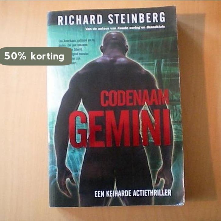 Codenaam Gemini - Richard Steinberg 9789085190585, Boeken, Thrillers, Gelezen, Verzenden