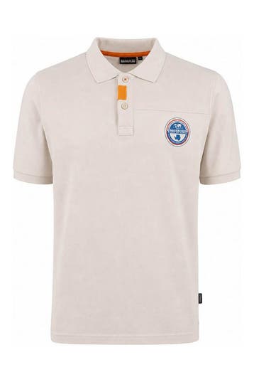 Napapijri Polo in maat XL Wit, Kleding | Heren, Truien en Vesten, Verzenden, Zo goed als nieuw, Wit, Napapijri
