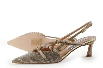 Steve Madden Slingbacks in maat 39 Goud, Overige kleuren, Verzenden, Steve Madden, Zo goed als nieuw