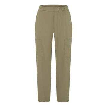 MAC • groene wijde broek Steffi Cargo • 36, Kleding | Dames, Verzenden, MAC, Nieuw, Maat 36 (S)