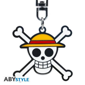 One Piece Skull Luffy Metalen Sleutelhanger, Ophalen of Verzenden, Nieuw