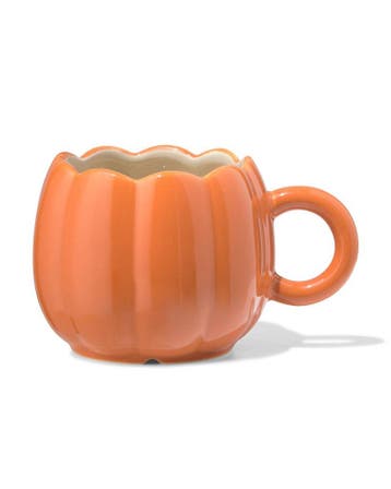 HEMA Mok 15x9cm pompoen, Verzenden, Nieuw