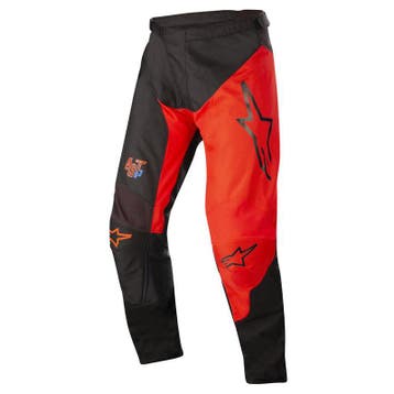 Alpinestars Racer Supermatic Zwart Felrood Broek, Motoren, Kleding | Motorkleding, Nieuw met kaartje, Broek | textiel, Alpinestars